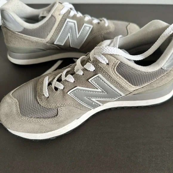 New Balance 574 Core Grey Womens Size 8 - Picture 8 of 13